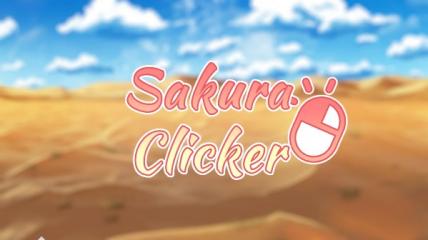Sakura Clicker Title Screen